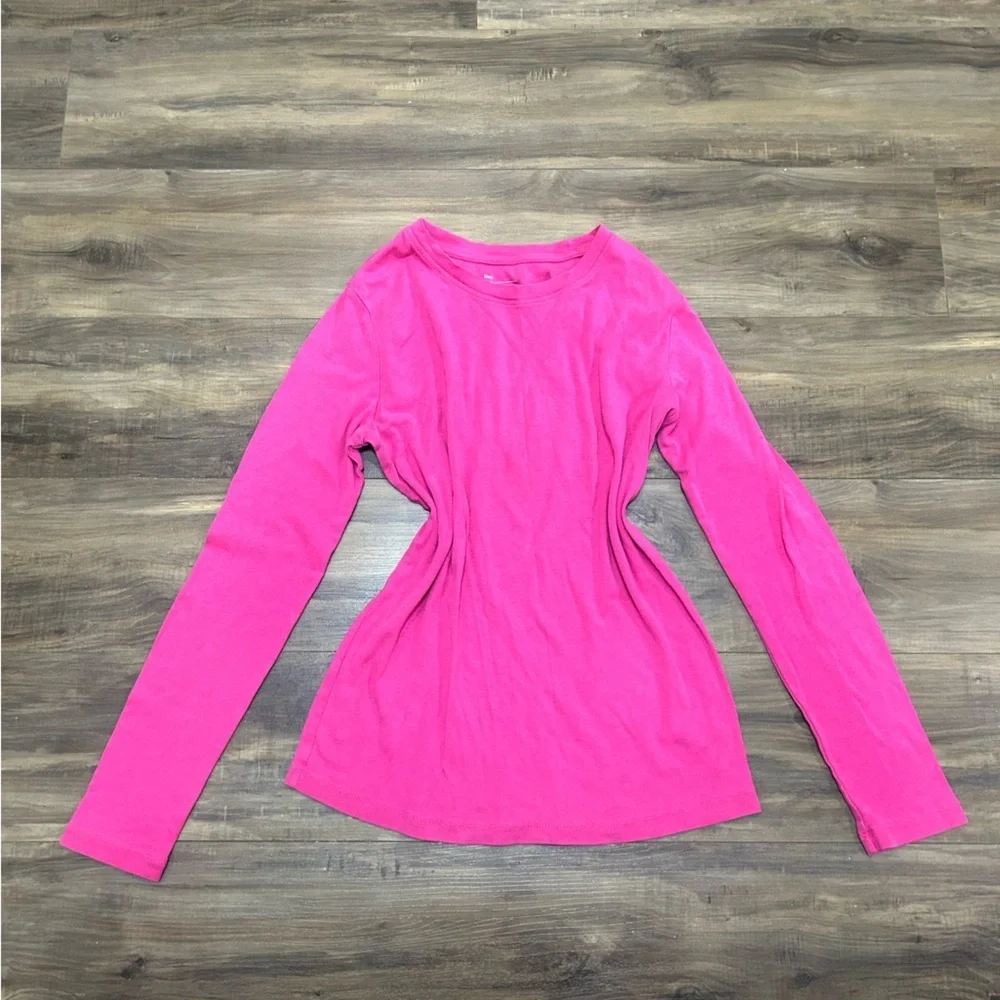 Vintage GAP Pink Fitted Blouse with Long Sleeves - Picture 2 of 3
